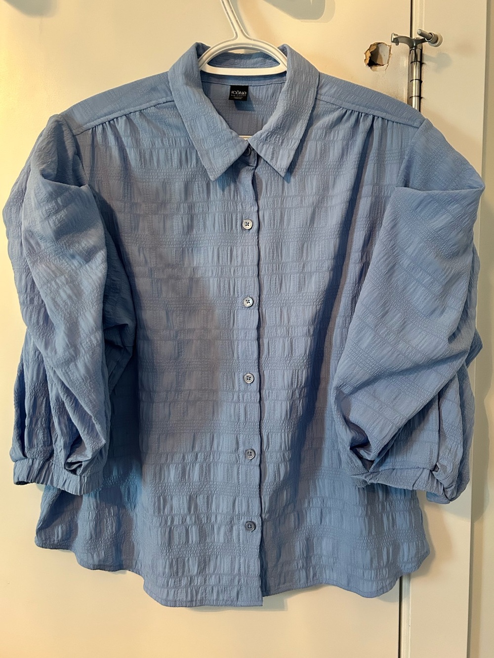 Simons Icone Light Blue Button-Up Shirt